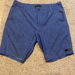 Mens blue Oakley shorts
